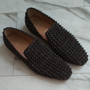 Christian Louboutin Suede Dandelion Loafers W/ Slip Resistant Soles